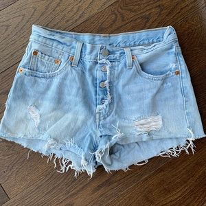 Levis denim shorts